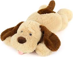 Peluche Grande de Perro Morado 80cm - Regalo Kawaii para Niños