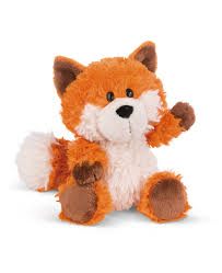 Zorro Fridalie Naranja 20cm - Peluche Sostenible y Suave