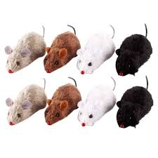 FRCOLOR 8 Piezas Juguetes de Ratón de Felpa para Gatos
