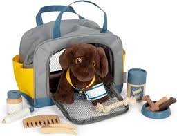 Perro Perrito con Bolsa y Set de Aseo - Juguete Divertido
