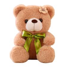 Oso de Peluche con Lazo - 20 cm: Regalo Ideal para Niños y Amigos