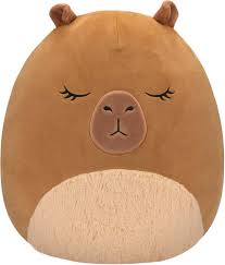 Squishmallows Lijjian: Gran Capibara Marrón