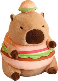 Hamburguesa de Carpincho: Juguete de Peluche Adorable