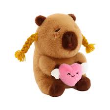 Carpincho de Peluche Adorable con Corazón