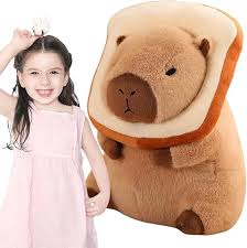 Peluche de Capibara AMZLORD 30 cm - Juguete de Dibujos Animados