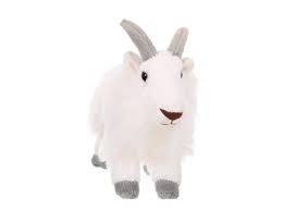 Mini Cabra Blanca de Peluche CK - 20 cm