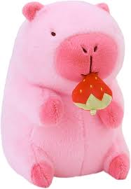 Peluche Capibara Fresa 40cm - Decoración Lúdica para Niños