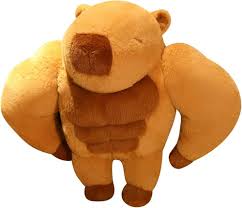 Peluche Capybara HAZARA - Musculoso y Tierno para Niños