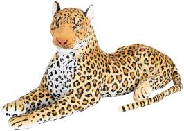 Peluche Leopardo XL 110 cm - Suave y Acostado
