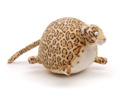 Uni-Toys Rollin' Wild - Peluche de Leopardo Grande de 27 cm