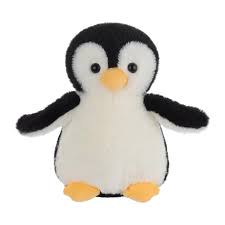 Pingüino Peluche Blanco y Negro - Apricot Lamb