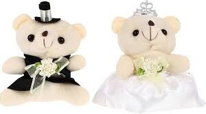 Oso de Boda de Peluche: Novios para San Valentín