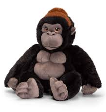 Gorila de Peluche Negro HDmirrorR - 20 cm