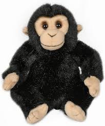 Chimpancé de Peluche Sentado - 18 cm - Uni-Toys