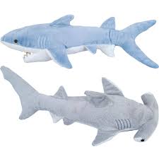 Paquete de 2 Tiburones de Peluche Mako - 35