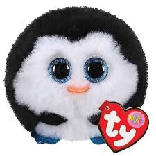 Peluche Puffies Waddles Pingüino 10 cm