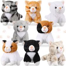 8 Juguetes de Peluche Surtidos para Mascotas