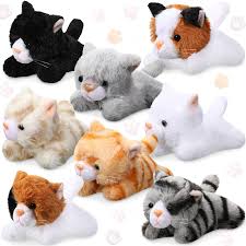 Set de 8 Juguetes de Peluche para Mascotas