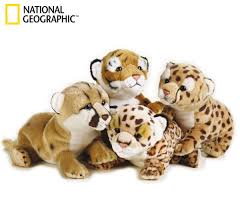 Peluchito Felino Nacional Geographic: Tigre y Leopardo