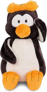 Pingüino Frizzy de Peluche 35cm - Negro