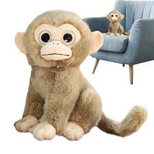 Mono de Peluche Interactivo: Juguete Abrazable y Realista