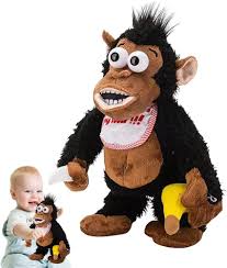 Mono Eléctrico PUCHEN: Juguete Gorila comiendo Banana