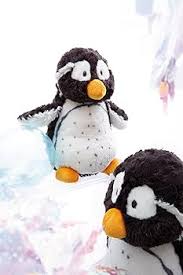 Pingüino Stas Sostenible 30cm en Blanco y Negro