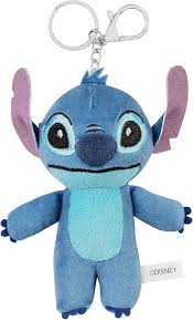 Llavero de Felpa Azul Lilo y Stitch