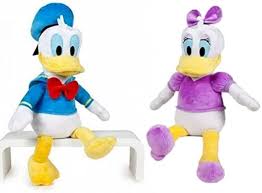 Pack de Peluches Daisy y Donald - Calidad Premium 40cm
