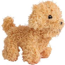 Teddy Peluche Canino 10 cm - Juguete Realista para Perros