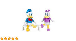 Pack 2 Peluches Disney: Pato Donald y Daisy Suaves de 40 cm