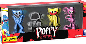 Paquete de 4 Figuras Coleccionables de Poppy Playtime