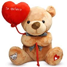 Osito de Peluche con Corazón Globo - Te Quiero