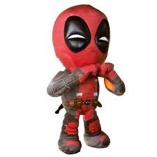 Muñeco de Peluche Suave Deadpool 30 cm con Corazón Marvel