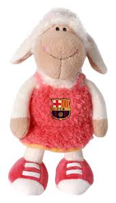 Ovejita de Peluche FCB Barcelona - 25 cm