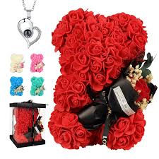 Oso de Peluche con Ramo de Rosas - Regalo Perfecto para San Valentín