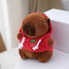 Adorable Llavero de Capibara de Felpa
