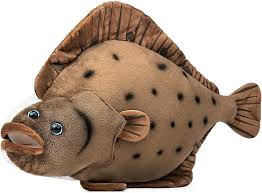 Pez Platija de Peluche 40cm