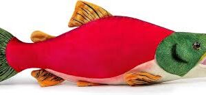 Pez Salmón Rojo de Peluche 39cm - Suave y Adorable