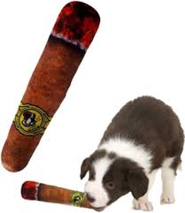 Juguete Chirriante para Perros: Cigarro Divertido