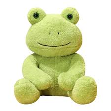 Rana de Peluche Kawaii Verde 25 cm