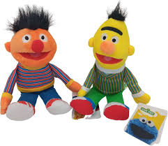 Pack de Peluches Barrio Sésamo: Epi y Blas (24cm)