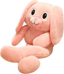Muñeco de Peluche Conejo con Orejas Largas