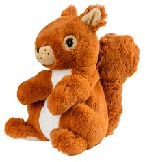 Cojín Térmico de Peluche "Ardilla" con Lavanda