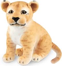 Peluche Leona Grande de 30 cm - Ideal para Niños