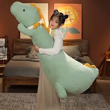 Pato Gigante de Peluche: Almohada Dinosaurio-Unicornio