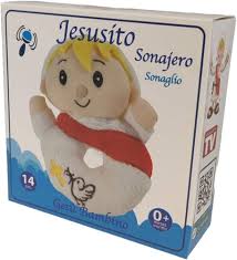 Sonajero de Peluche Jesúsito - 14 cm