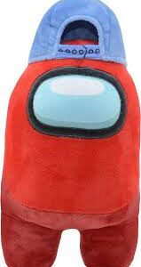 Peluche Oficial Rojo de Among Us + CAP de 30 cm