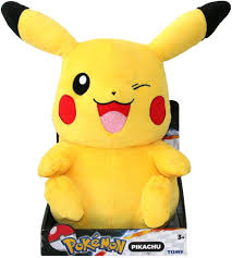 Peluche Grande de Pikachu Sonriente