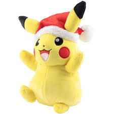 Pikachu Navideño - Peluche de 8 Pulgadas